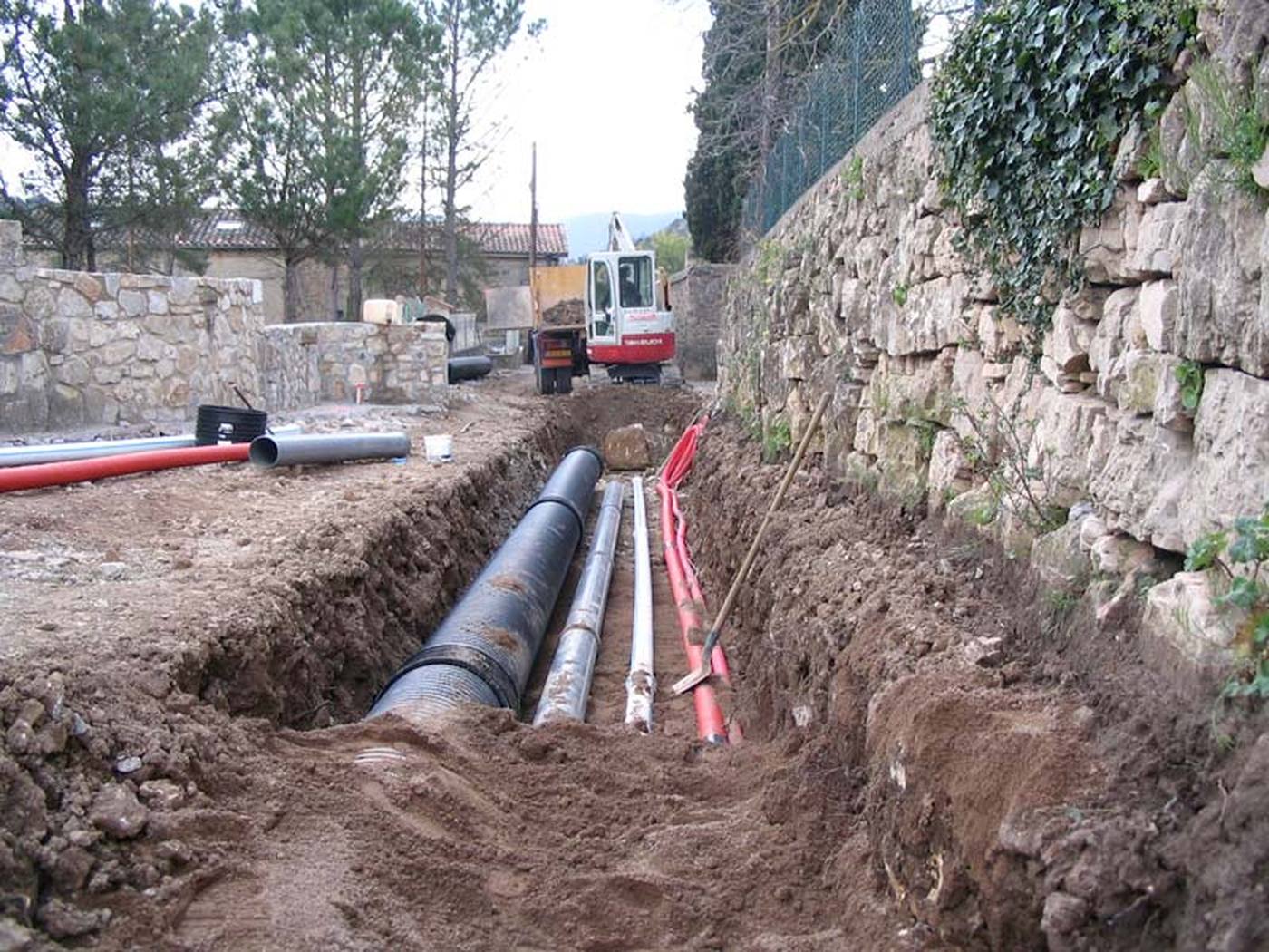 Travaux publics — VRD à Bédarieux — entreprise Jean Roger